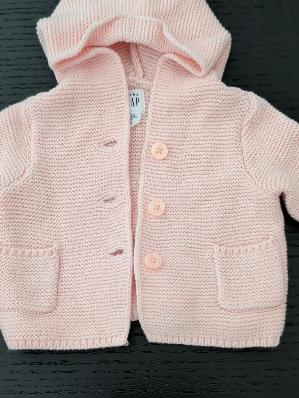 3 Piece Baby Girl 3M Lot Baby Gap Knit Sweater Pants Set Carter's Terry Robe